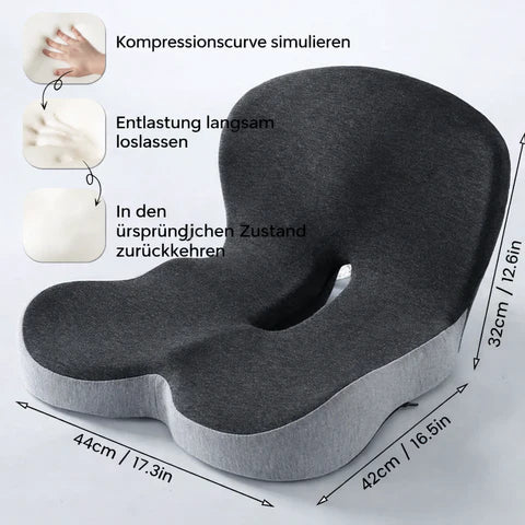 ComfySeat pro – Ergonomisches Sitzkissen mit Memory Schaum